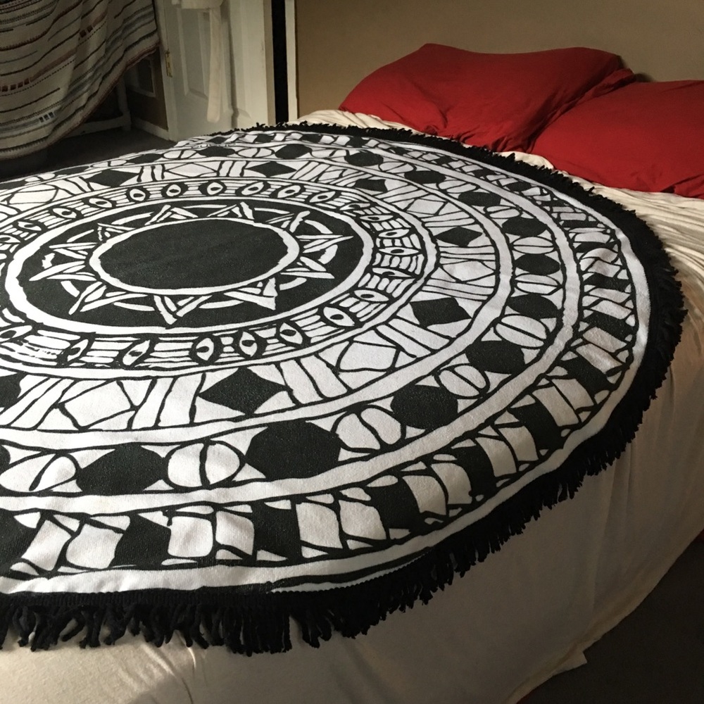 MICROFIBER MANDALA BEACH TOWEL/YOGA MAT/TAPESTRY